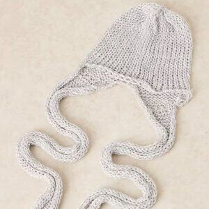 New My Accessories London brand FESTIVAL metallic snood in SILVER Beanie Crochet
